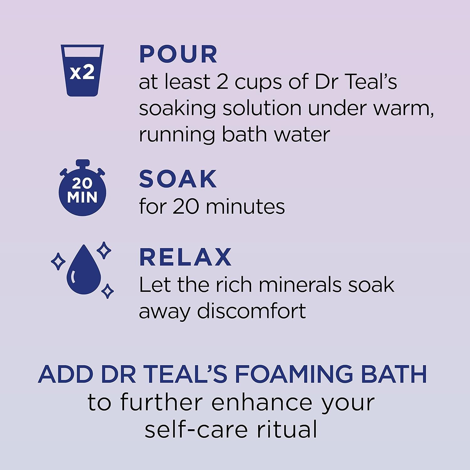Pure Epsom Magnesium Salt Soak, Sleep Blend with Melatonin, Lavender & Essential Oils, 3 Lb (Pack of 4)