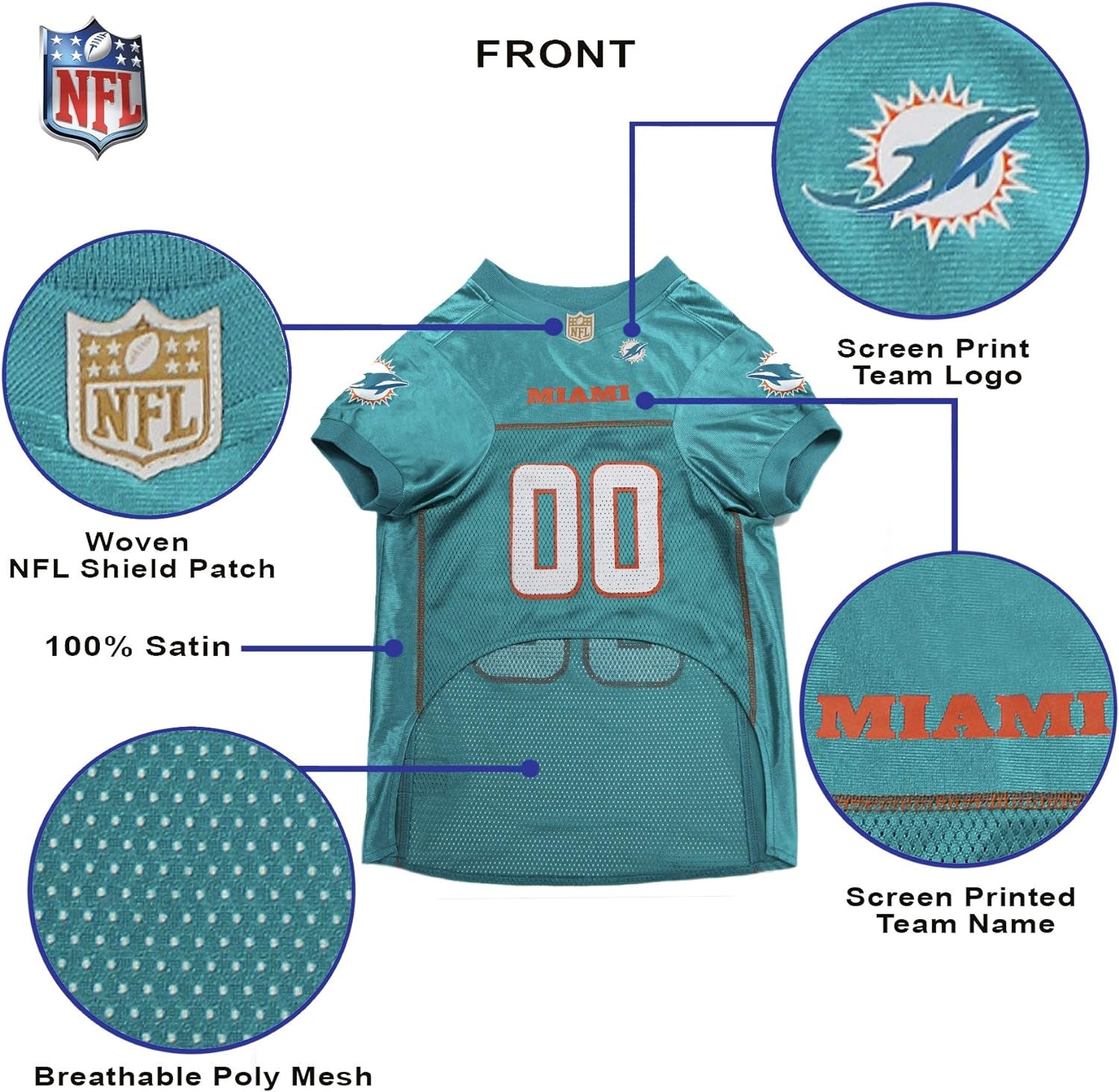 NFL Chicago Bears MESH Jersey for Dogs & Cats